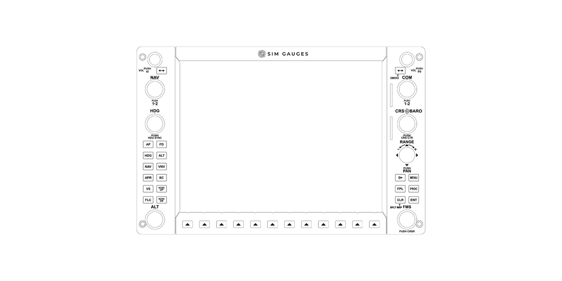 A Comparison of the GDU 1040, 1040A, 1044B, and 1055 SIM GAUGES G1000