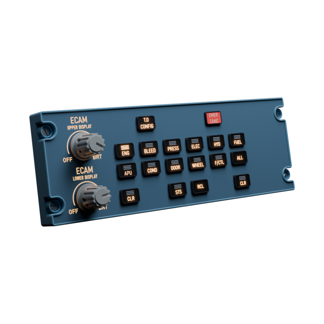 Sim Gauges AIRBUS A320 ECAM PANEL