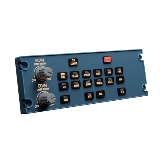 Sim Gauges AIRBUS A320 ECAM PANEL