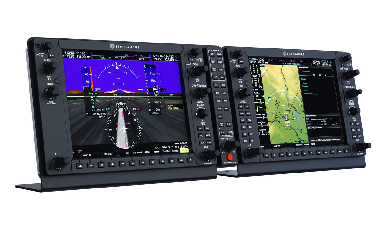 G1000 Engine Sim Gauges G1000 simulator - overview