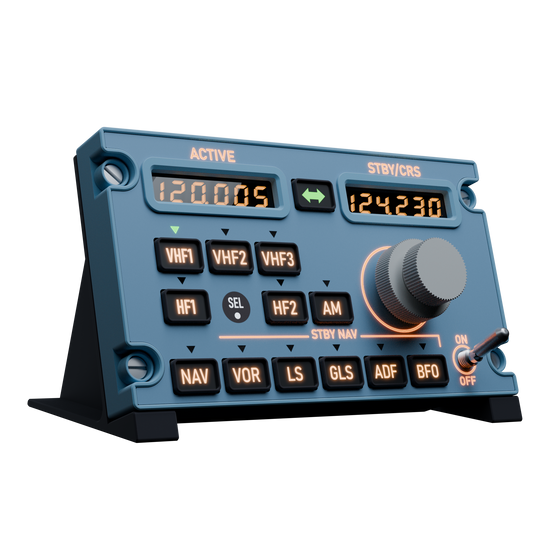 A320 Radio Management Panel (RMP) | MSFS & X-Plane | Sim Gauges