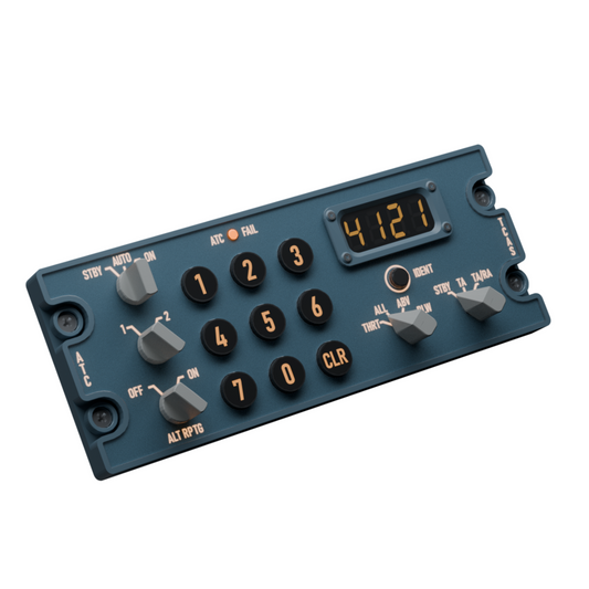 airbus a320 tcas panel flight simulator sim gauges