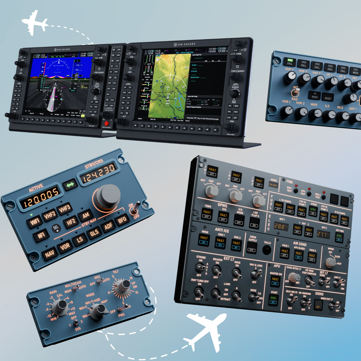 Sim Gauges - flight simulator hardware