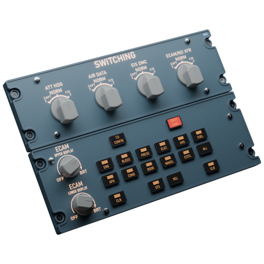 ** PRE-ORDER ** Sim Gauges AIRBUS A320 ECAM + 8VU PANEL