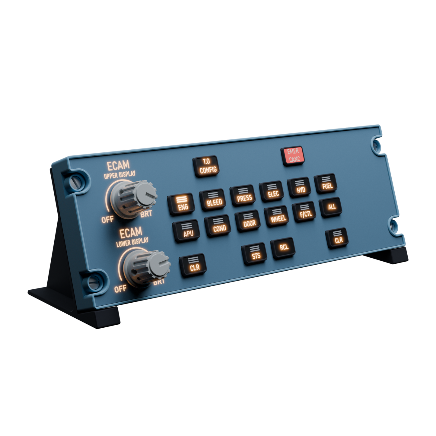 Sim Gauges AIRBUS A320 ECAM PANEL