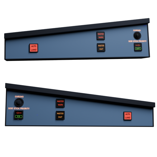 Sim Gauges AIRBUS A320 GLARE WING SET - CPT + FO