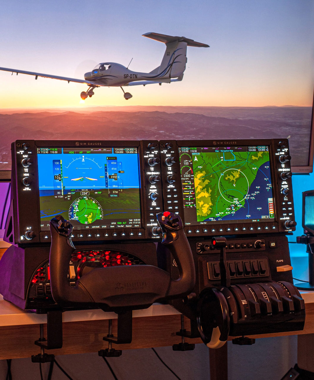 Simtech Flight Sim Sim Gauges - flight simulator hardware